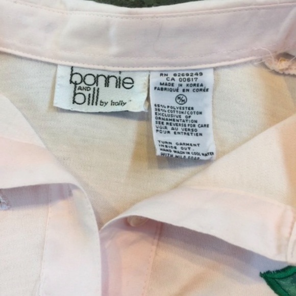 BONNIE AND BILL peach top NWT Size Medium - Picture 5 of 5